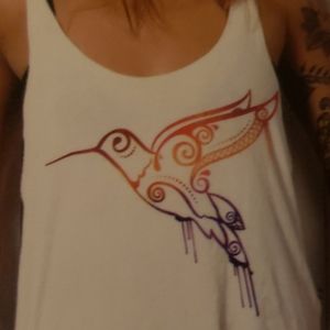 Hummingbird Iron on transfer for shirt